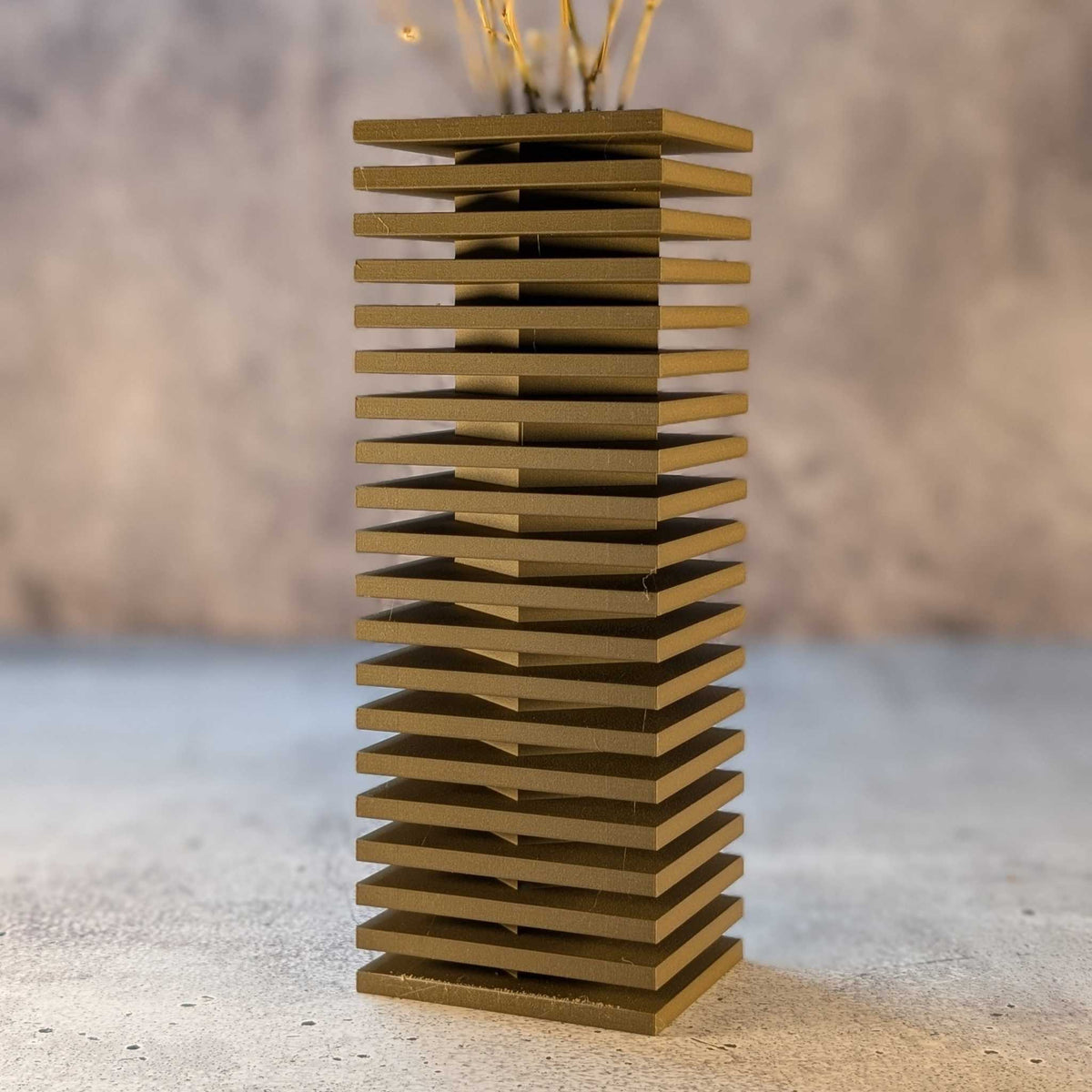Nado Vase Black Walnut aus PLA-Wood – Produktansicht