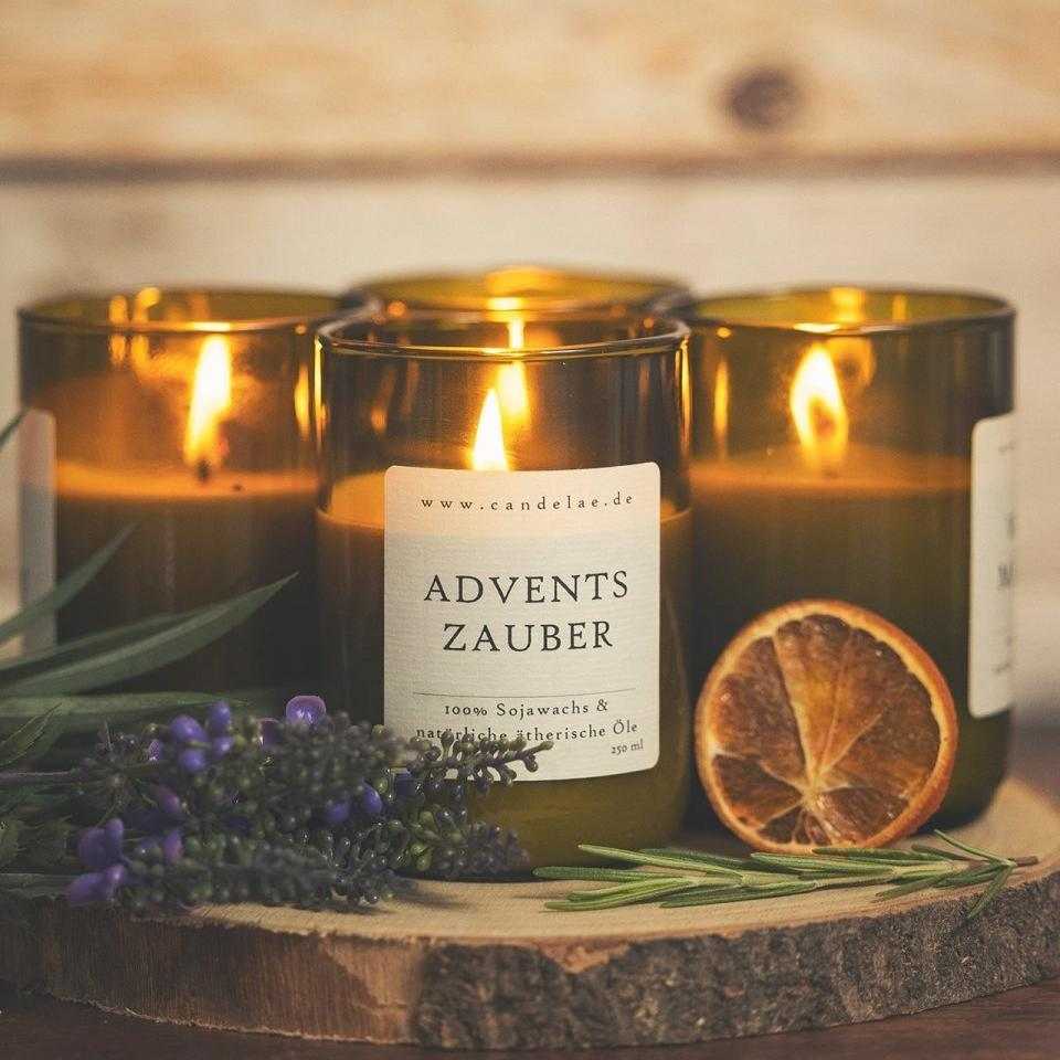 Adventszauber Duftkerze für die Adventszeit